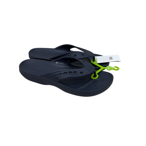 Crocs Baya II Navy Blue Flip Flop Thong Sandals Shoes 208192-410 Mens sz 12 NEW - Picture 1 of 6